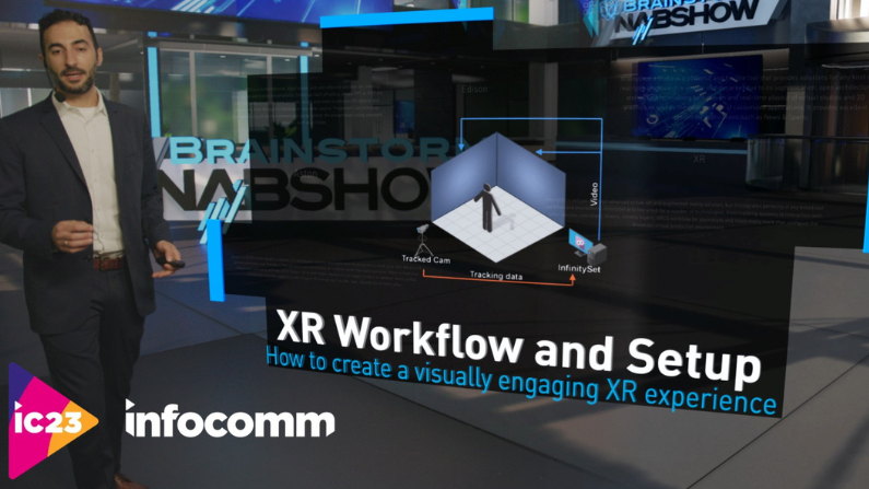 Brainstorm to show the most advanced virtual production at InfoComm, with Unilumin, Ikan and FX Design