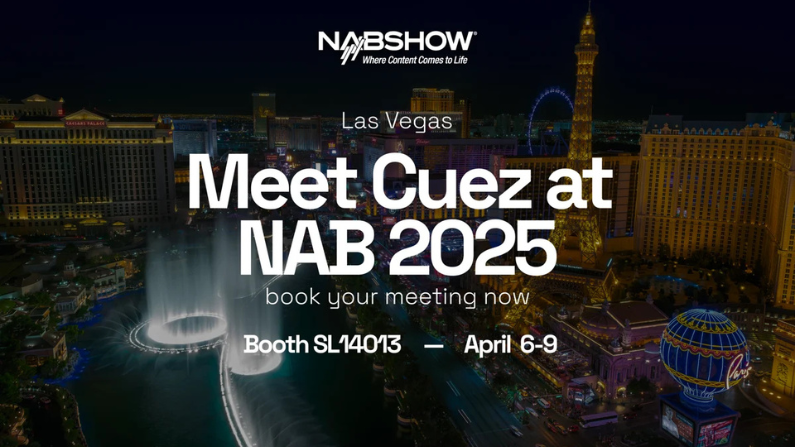 Cuez Showcases STORIEZ: A New Era for Newsroom Innovation Unveiled at NAB 2025